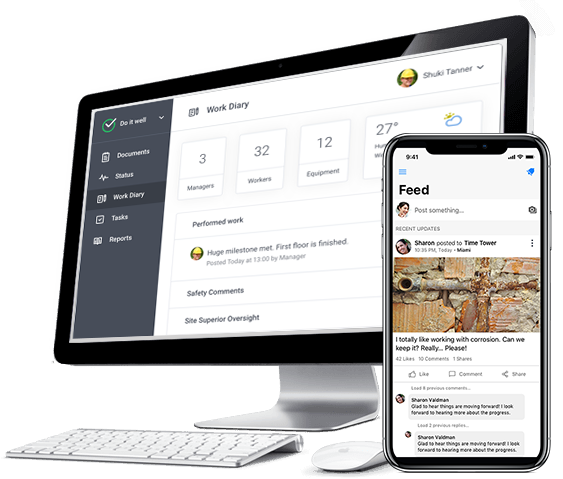 KeeperForms on desktop and mobile